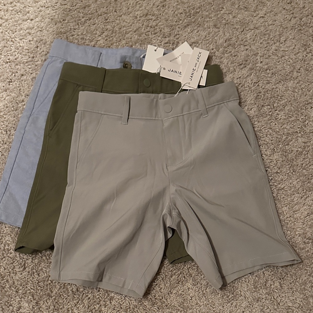 Janie and Jack shorts 3 pairs NWT